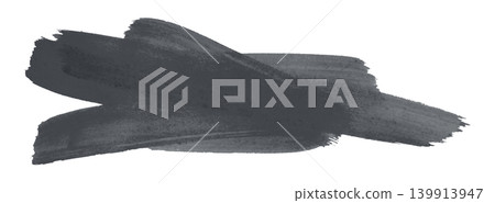 dark gray brush isolated on transparent background dark gray watercolor dark gray brush isolated on transparent background dark gray watercolor 139913947