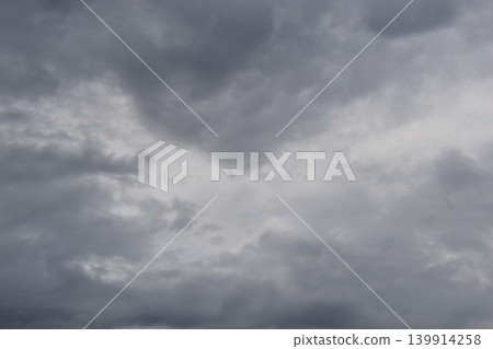 blue sky and white cloud background, cloudy in rainny season 139914258