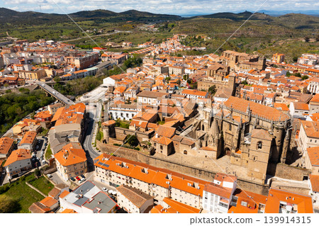 Drone photo of Plasencia, Spain Drone photo of Plasencia, Spain 139914315