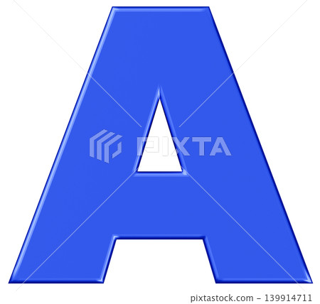 3D Material_Alphabet_A_Blue 3D Material_Alphabet_A_Blue 139914711