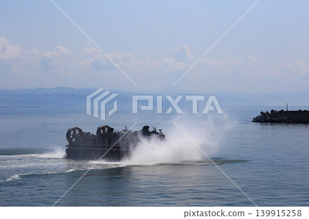 Maritime Self-Defense Force LCAC training exhibition Maritime Self-Defense Force LCAC training exhibition 139915258