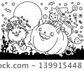萬聖節兒童著色頁 139915448