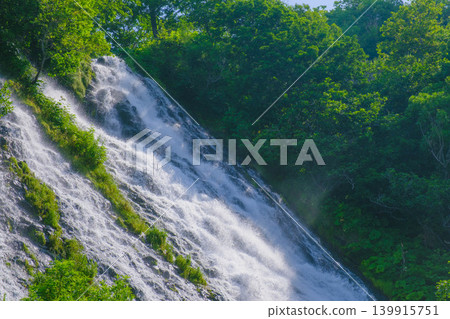 [Shiretoko] Oshinkoshin Falls, famous as the largest waterfall in Shiretoko. 139915751