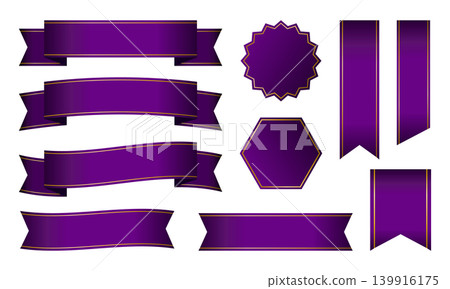 Luxurious ribbon frame set Luxurious ribbon frame set 139916175