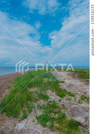 [Notsuke Peninsula] Todowara, a gray wilderness that stretches across the tip of the Notsuke Peninsula. 139916235