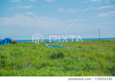 [Notsuke Peninsula] Todowara, a gray wilderness that stretches across the tip of the Notsuke Peninsula. 139916280