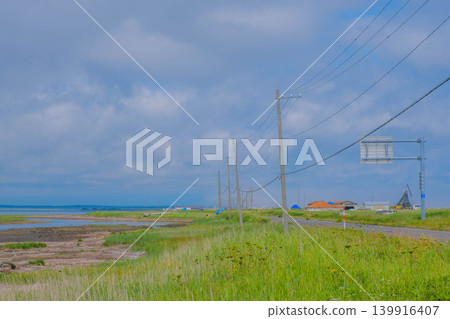 [Notsuke Peninsula] Todowara, a gray wilderness that stretches across the tip of the Notsuke Peninsula. 139916407