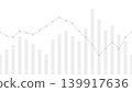 Seamless graph background pattern (bar graph + line graph, single color) 139917636