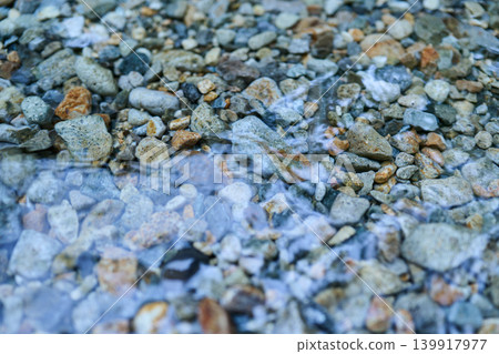 Clear stream and mossy rocks Clear stream and mossy rocks 139917977