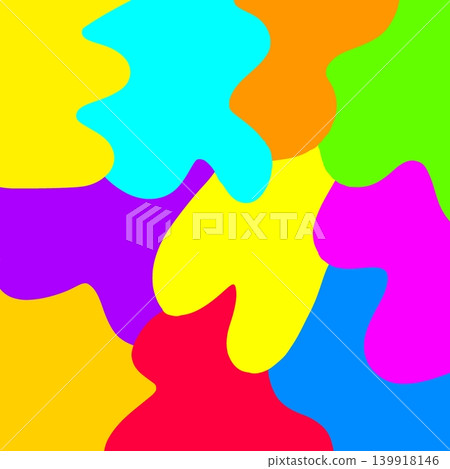 Trendy Psychedelic Fluid Blobs Texture, Vibrant Pop Art Stain Wallpaper Trendy Psychedelic Fluid Blobs Texture, Vibrant Pop Art Stain Wallpaper 139918146