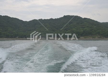 從船上看到的友島 從船上看到的友島 139918284