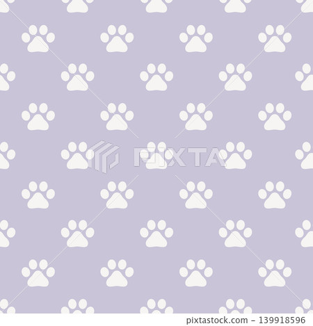 Minimal cat paws seamless pattern background Minimal cat paws seamless pattern background 139918596