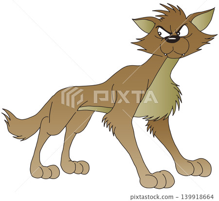 手繪動物插畫☆狼 手繪動物插畫☆狼 139918664