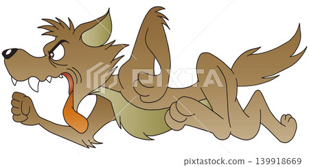 Hand-drawn animal illustration ☆ Wolf Hand-drawn animal illustration ☆ Wolf 139918669