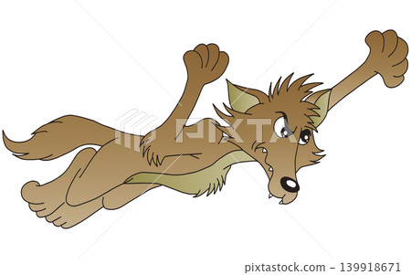 手繪動物插畫☆狼 手繪動物插畫☆狼 139918671