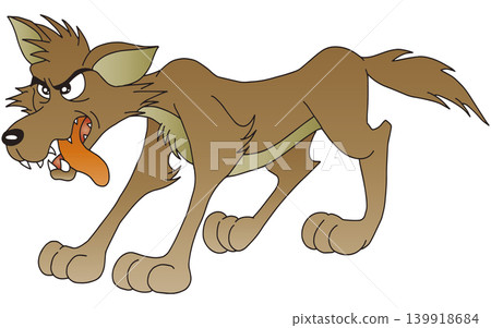 Hand-drawn animal illustration ☆ Wolf 139918684