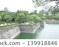 Stone walls of Osaka Castle 139918846