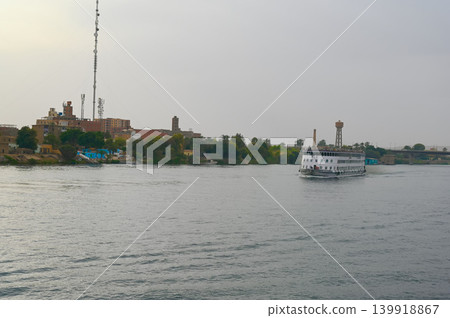 Nile River cruise ship, Upper Egypt Nile River cruise ship, Upper Egypt 139918867