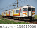 JR East 115 series train (old Yahiko livery) on the Shin'etsu Line 139919000