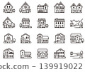 European-Style Home Icon 01 139919022
