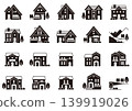 European-Style Home Icon 05 139919026