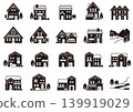 European-Style Home Icon 08 139919029