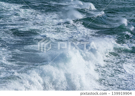 Wave spray, sea route, voyage Wave spray, sea route, voyage 139919904