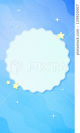 A cute, vertically oriented frame background wallpaper featuring a blue ocean. A cute, vertically oriented frame background wallpaper featuring a blue ocean. 139920007