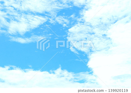 Blue sky and white clouds background material Blue sky and white clouds background material 139920119