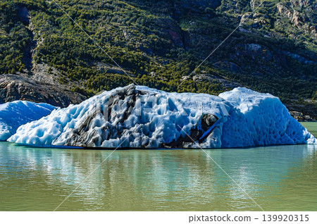 Photo of a glacier in Torres del Paine National Park 001 Photo of a glacier in Torres del Paine National Park 001 139920315