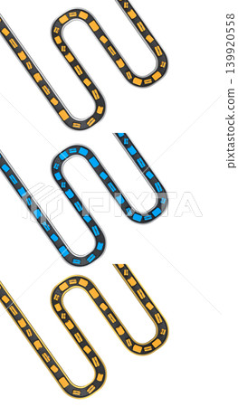 Set of Airport luggage conveyor belt or baggage claim area with suitcases on white. Set of Airport luggage conveyor belt or baggage claim area with suitcases on white. 139920558