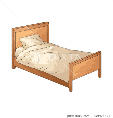 Illustration of Bed Illustration of Bed 139921477