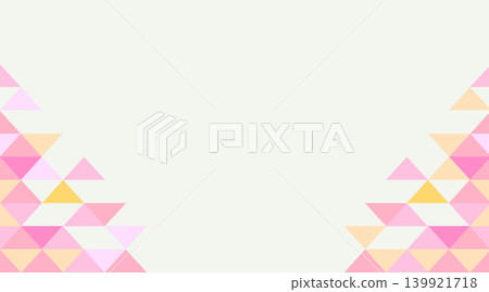 三角形圖案幾何設計插畫背景 - 可愛粉紅色 三角形圖案幾何設計插畫背景 - 可愛粉紅色 139921718