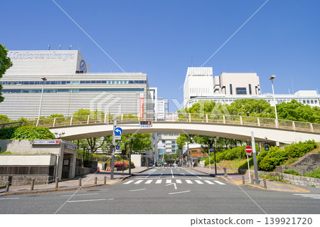 從名古屋市中區榮町久屋東十字路口可眺望天使橋和松坂屋名古屋店 139921720