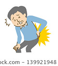 A man whose back hurts 139921948