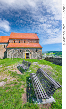 Remarkable view of Fortified Lutheran Church St. Michael in Romania. Remarkable view of Fortified Lutheran Church St. Michael in Romania. 139922055