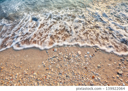 Amazing Weaves on the cost of the beautiful  Gradac  beach on Makarska riviera. 139922064
