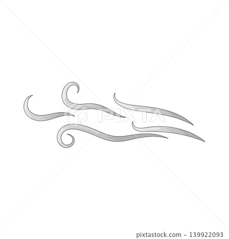 Illustration of wind Illustration of wind 139922093
