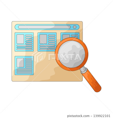 Illustration of SEO Strategy 139922101