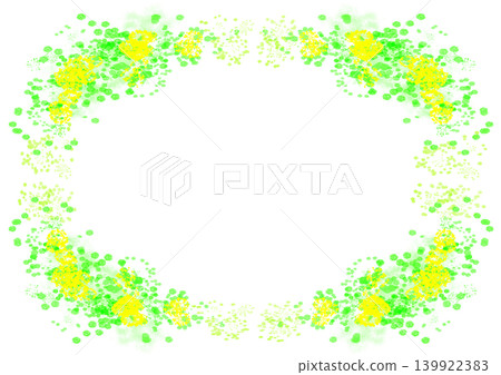 Simple frame with flowers and greenery, white background Simple frame with flowers and greenery, white background 139922383