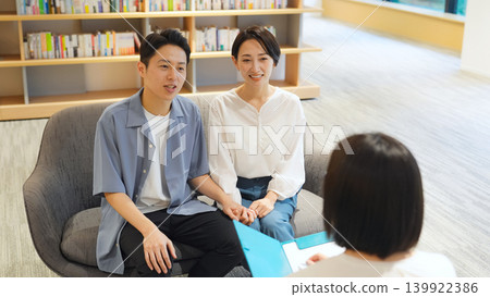 Couples receiving counseling Couples receiving counseling 139922386
