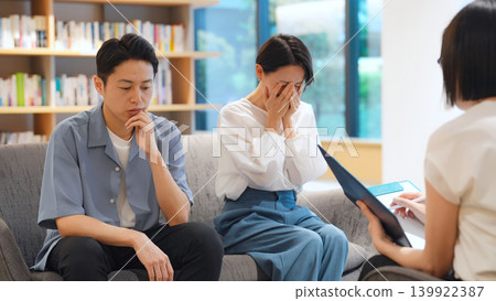 Couples receiving counseling Couples receiving counseling 139922387
