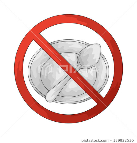 Illustration of No Food  139922530