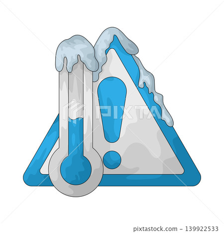 Illustration of Cold Warning Illustration of Cold Warning 139922533