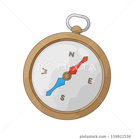 Illustration of compass Illustration of compass 139922536
