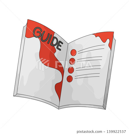 Illustration of Guide Book Illustration of Guide Book 139922537