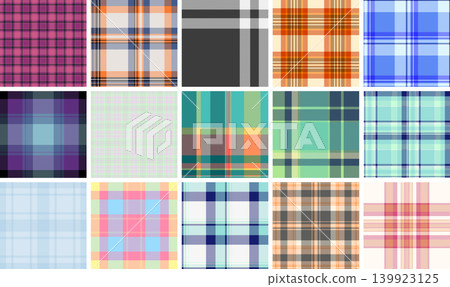 Plaid bundle for marketing kits and seasonal promotions. Multiple tartan styles support digital sets, printable decor, and social media posts. Vector files remain editable. Plaid bundle for marketing kits and seasonal promotions. Multiple tartan styles support digital sets, printable decor, and social media posts. Vector files remain editable. 139923125