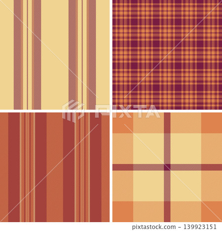 Traditional plaid pattern bundle adapted for summer aesthetics. Classic tartan structure adds charm to apparel and casual home projects. Seamless vectors maintain flow. Traditional plaid pattern bundle adapted for summer aesthetics. Classic tartan structure adds charm to apparel and casual home projects. Seamless vectors maintain flow. 139923151