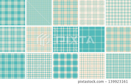 Neutral plaid collection designed lifestyle branding. Balanced tartan textures complement photography overlays, mockups. Seamless vectors blend smoothly. Neutral plaid collection designed lifestyle branding. Balanced tartan textures complement photography overlays, mockups. Seamless vectors blend smoothly. 139923161