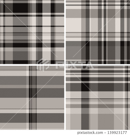 Plaid bundle featuring cozy patterns for home and family life. Vector designs perfect for blankets, throws, pillows, and digital papers. Plaid bundle featuring cozy patterns for home and family life. Vector designs perfect for blankets, throws, pillows, and digital papers. 139923177